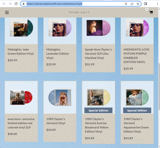 Discover the Secrets of Taylor Swift Vinyl Albums: Canadian Edition