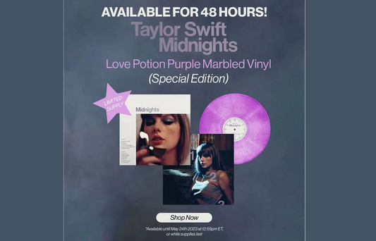 Taylor Swift Midnights Album Special Edition Love Potion Purple Vinyl LP