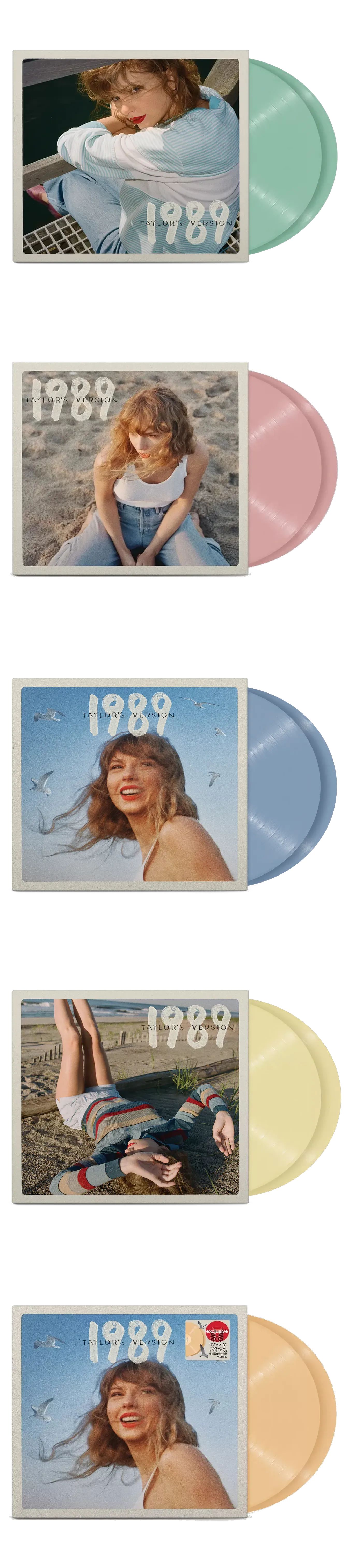 Taylor Swift 1989 Versions and Variants Vinyl Collection at