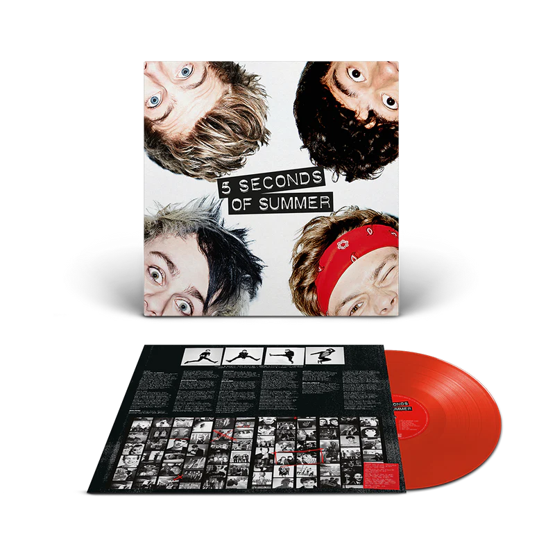 5 seconds of summer 5 seconds of summer red color vinyl lp record