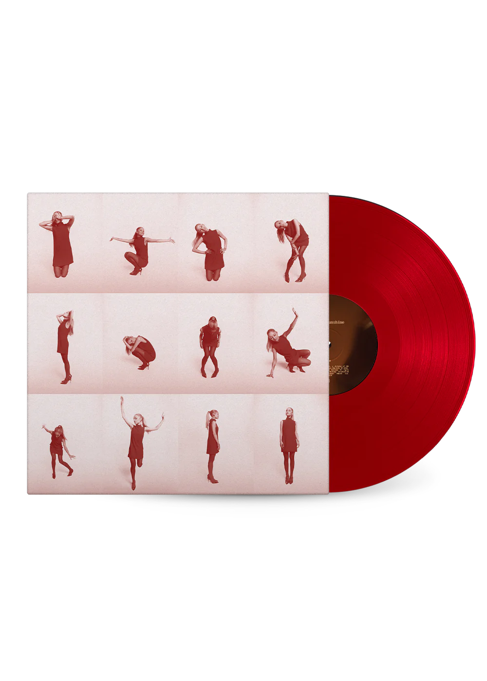 Ariana grande eternal sunshine album no 3 on red color vinyl lp record