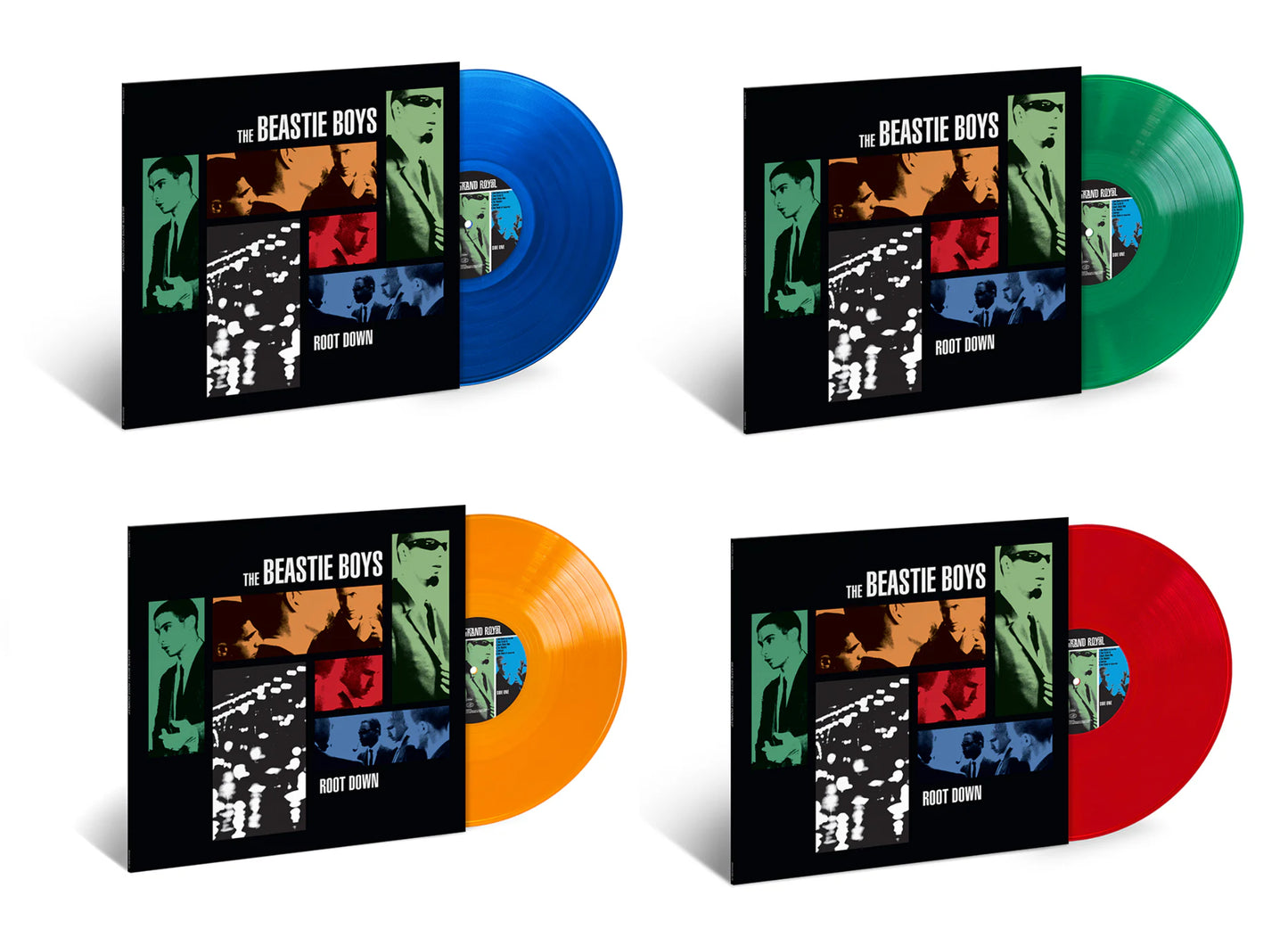 Beastie boys root down ep album on random color vinyl lp record