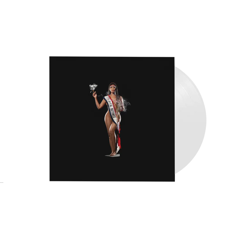 Beyonce cowboy carter white color vinyl lp record