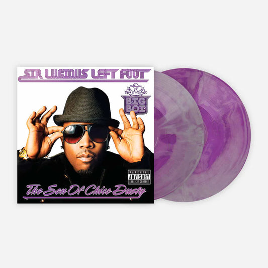 Big boi sir lucious left foot the son of chico dusty album on purple color vinyl lp record