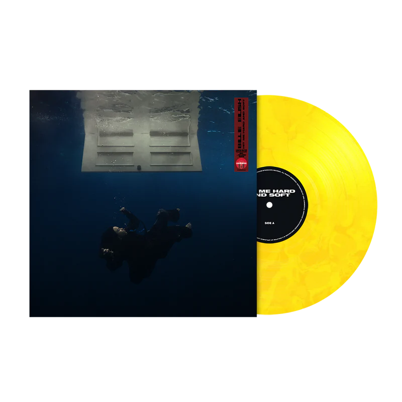 Billie eilish hit me hard and soft on yellow color vinyl lp record