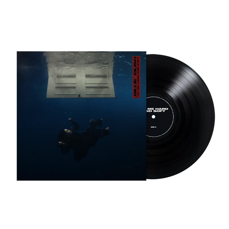 Billie eilish hit me hard and soft on black color vinyl lp record