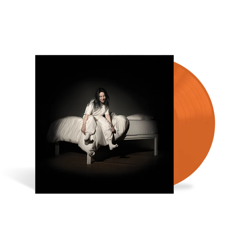 Billie eilish when we all fall asleep where do we go orange vinyl lp record
