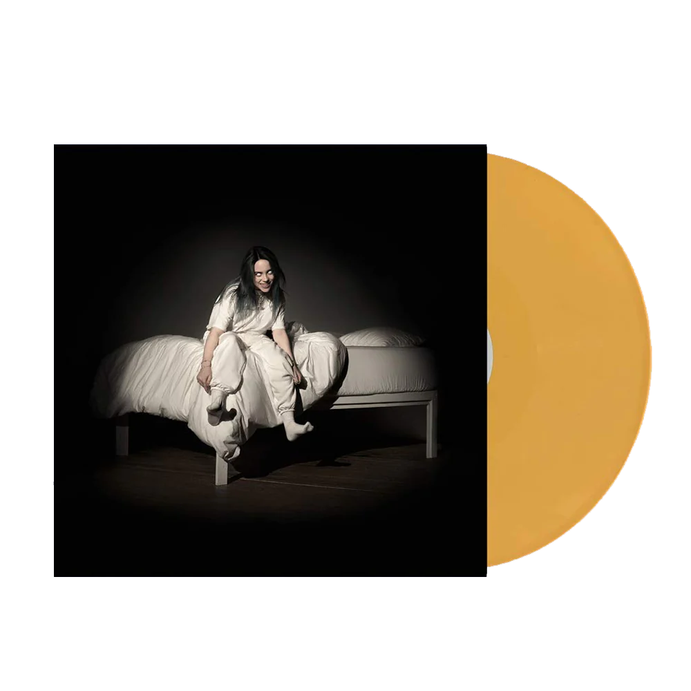 Billie eilish when we fall asleep where do we go yellow vinyl vinyl lp record