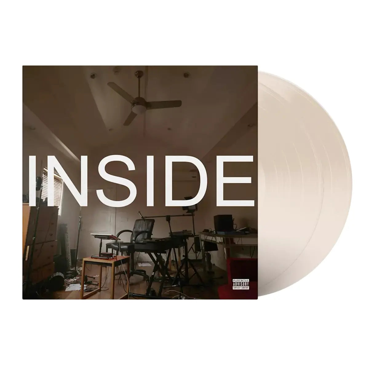 Bo burnham inside album on eggshell white color vinyl lp record