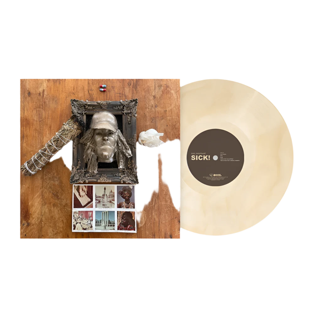 Earl sweatshirt sick album on white brown galaxy color vinyl lp record