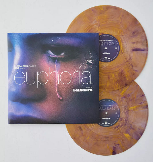 Labrinth euphoria original score from the hbo series album on metallic gold with purple color vinyl lp record