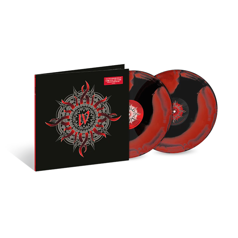 Godsmack iv red black color vinyl lp record