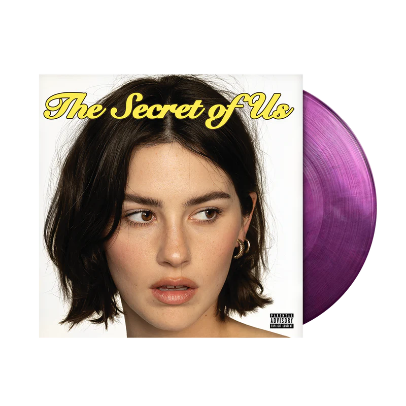 Gracie abrams the secret of us on purple color vinyl lp record