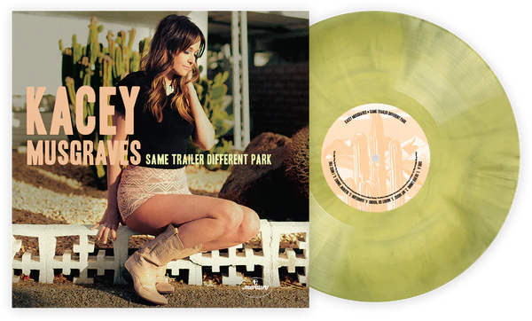 Kacey musgraves same trailer different park album on cactus green color vinyl lp record
