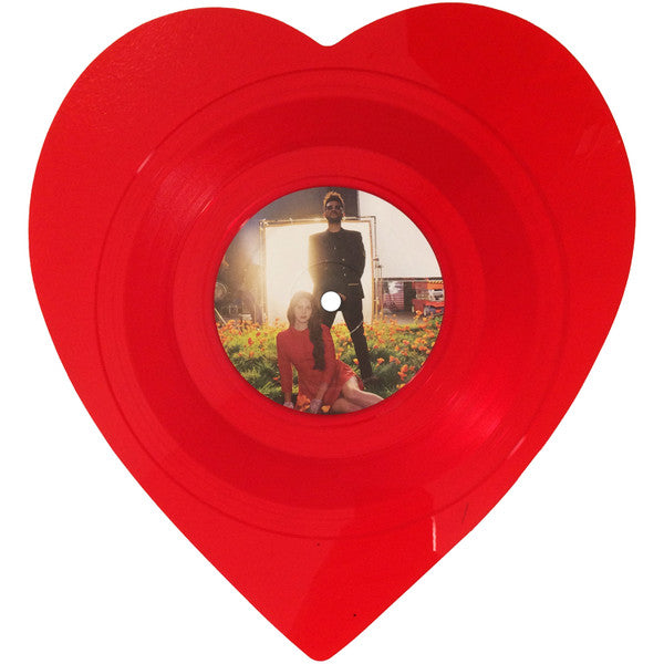 Lana del rey love lust for life heart shaped vinyl single vinyl lp record