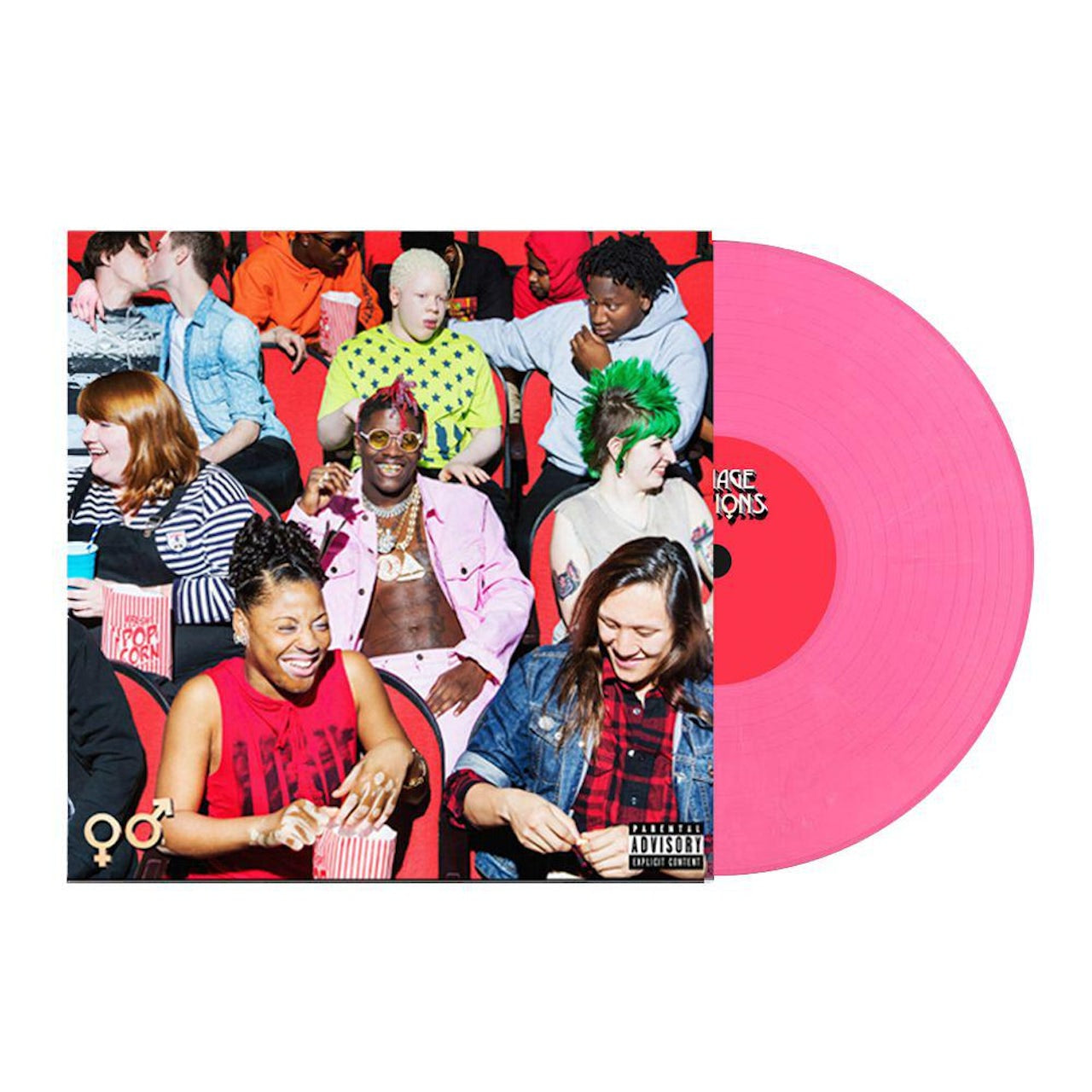 Lil yachtys teenage emotions album on pink variant color vinyl lp record