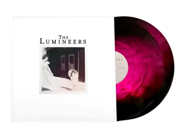 The lumineers the lumineers album on yellow blue color vinyl lp record