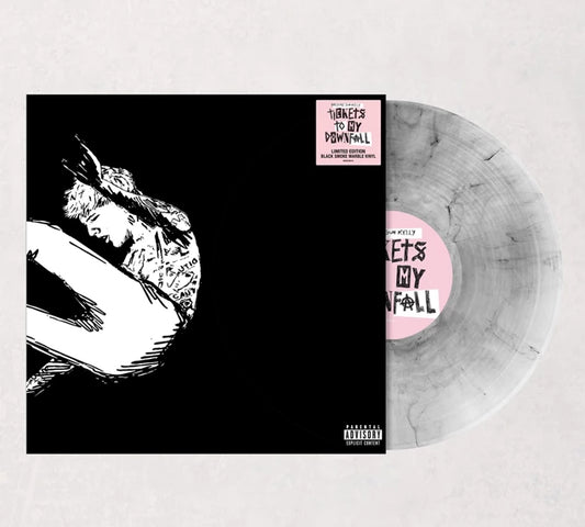 Mgk tickets to my downfall album on grey with black smoke color vinyl lp record