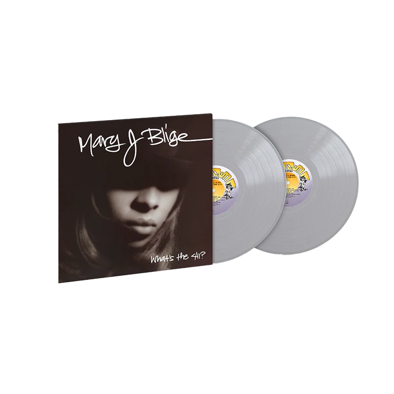 Mary j blige whats the 411 silver vinyl lp record