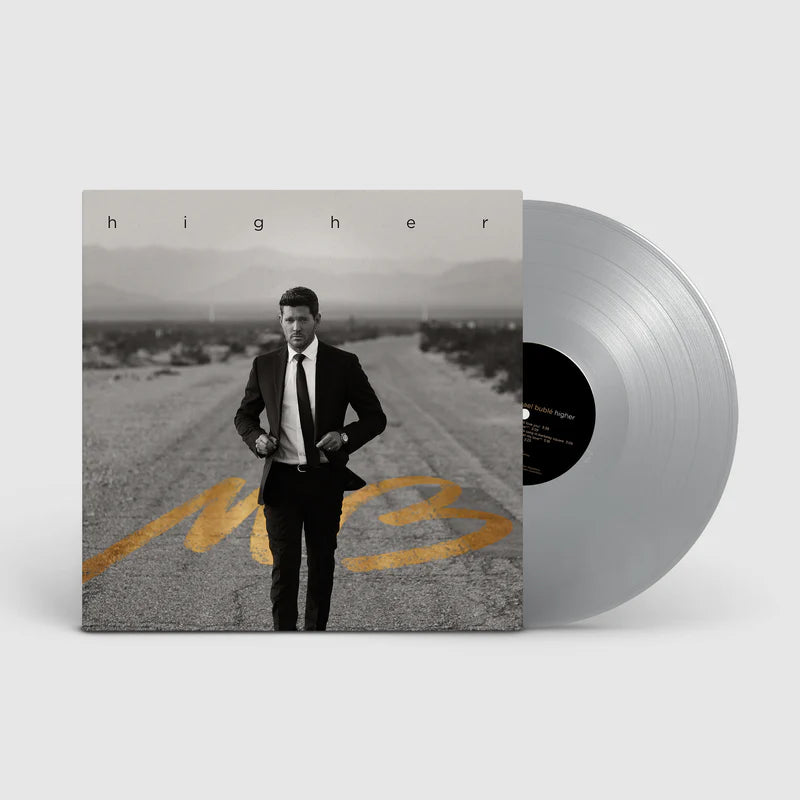 Michael buble higher album on silver color vinyl lp record