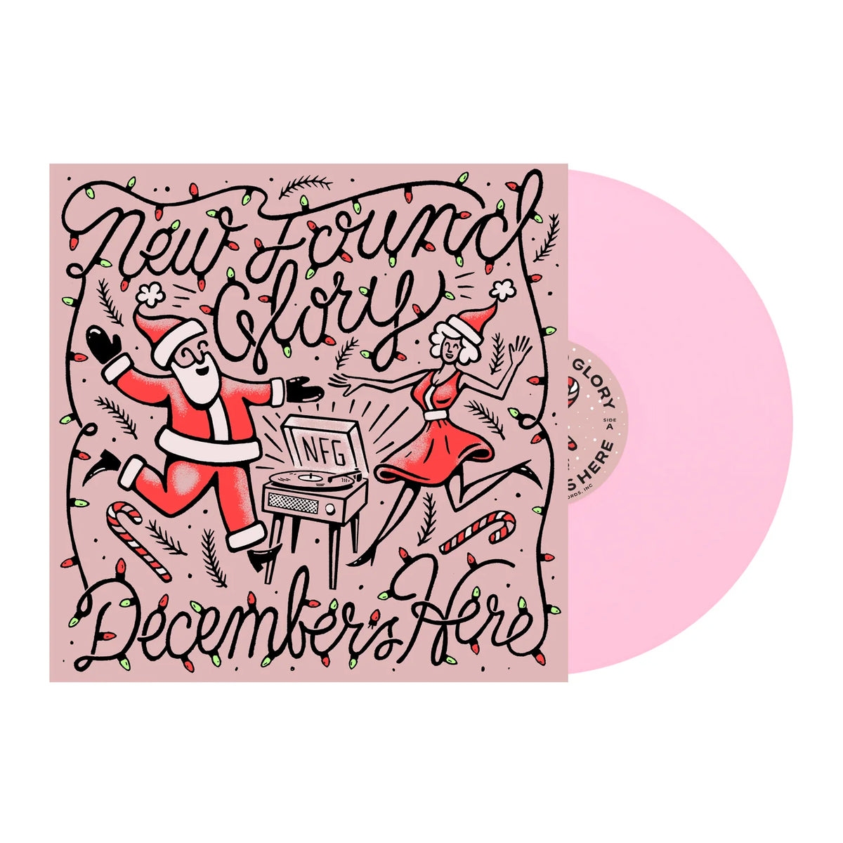 New Found Glory Decembers Here Pink Variant Vinyl LP