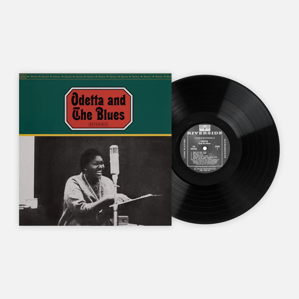 Odetta odetta and the blues album on black color vinyl lp record