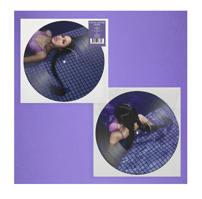 Olivia rodrigo guts album on picture disc vinyl lp record