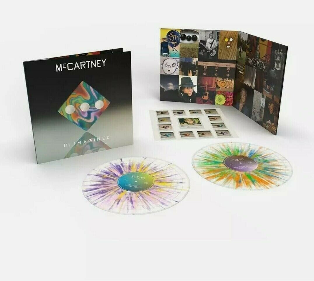 Paul mccartney mccartney iii imagined album on multicolor splatter vinyl lp record