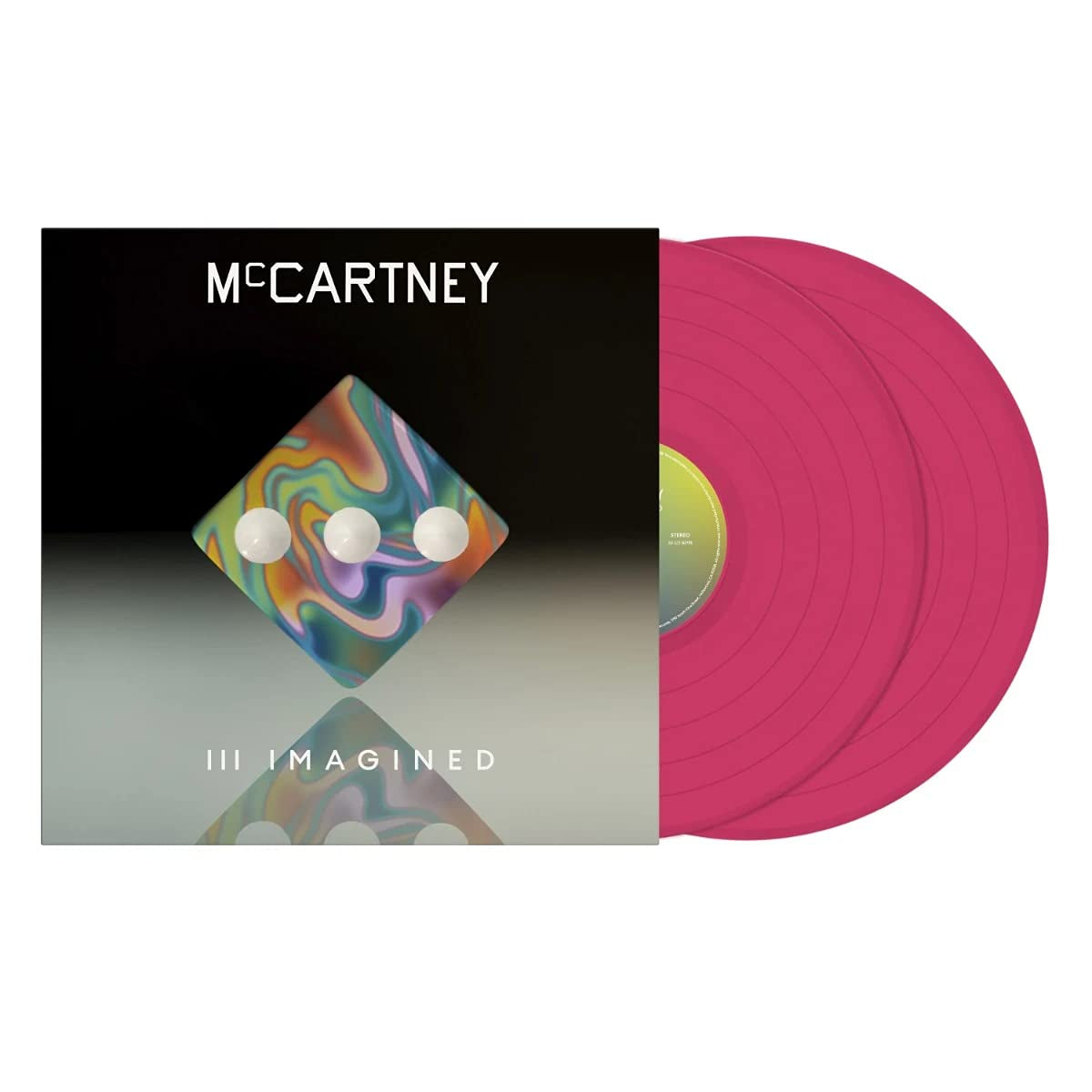 Paul mccartney mccartney iii imagined album on pink color vinyl lp record