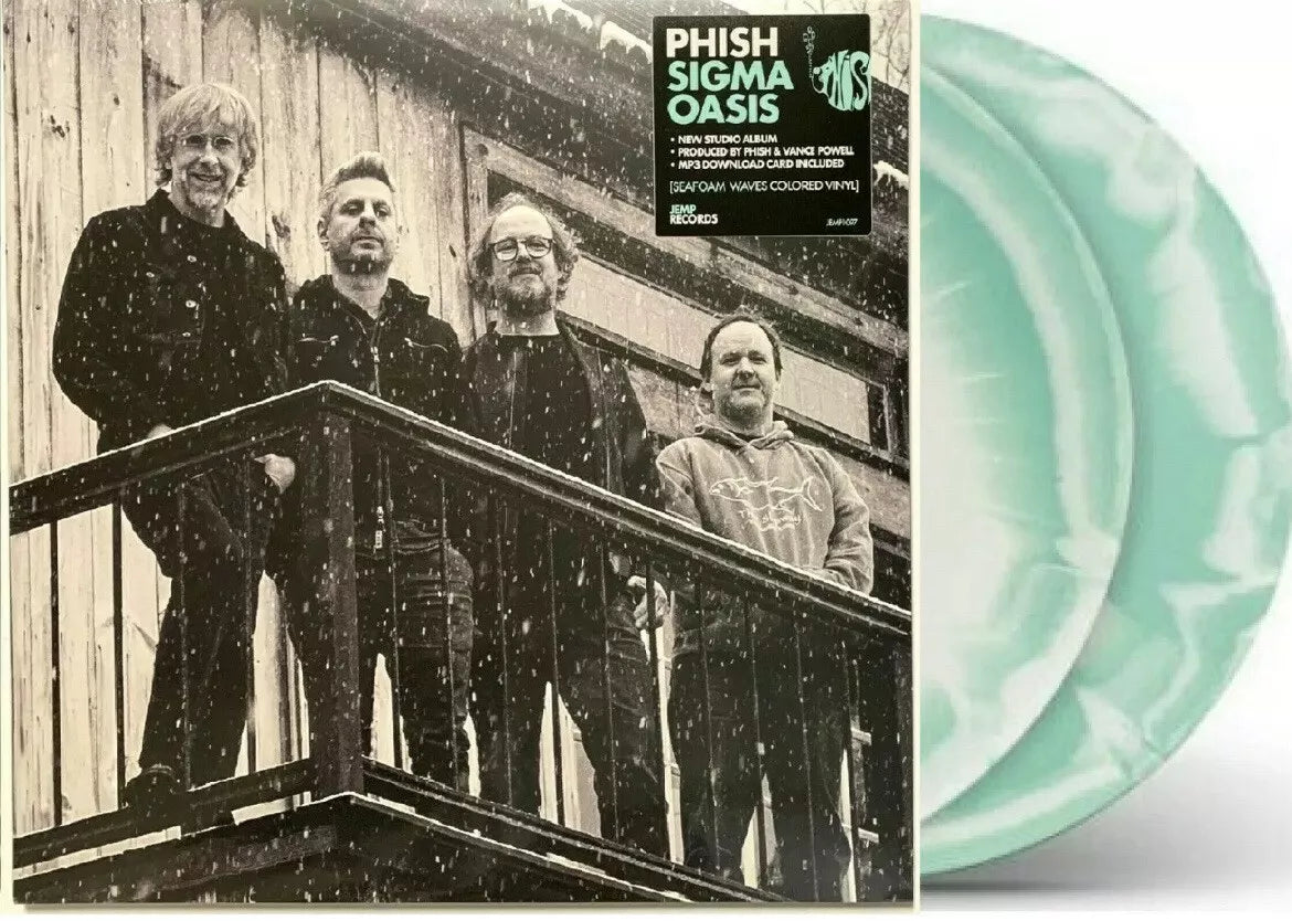 Phish sigma oasis exclusive seafoam waves colored vinyl lp vinyl lp record