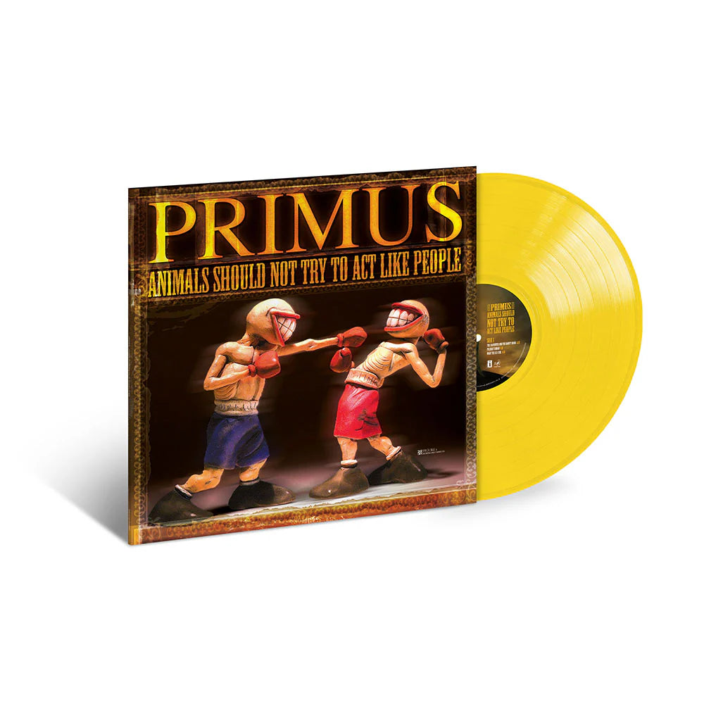Primus Animals Should Not Try To Act Like People Yellow Vinyl LP