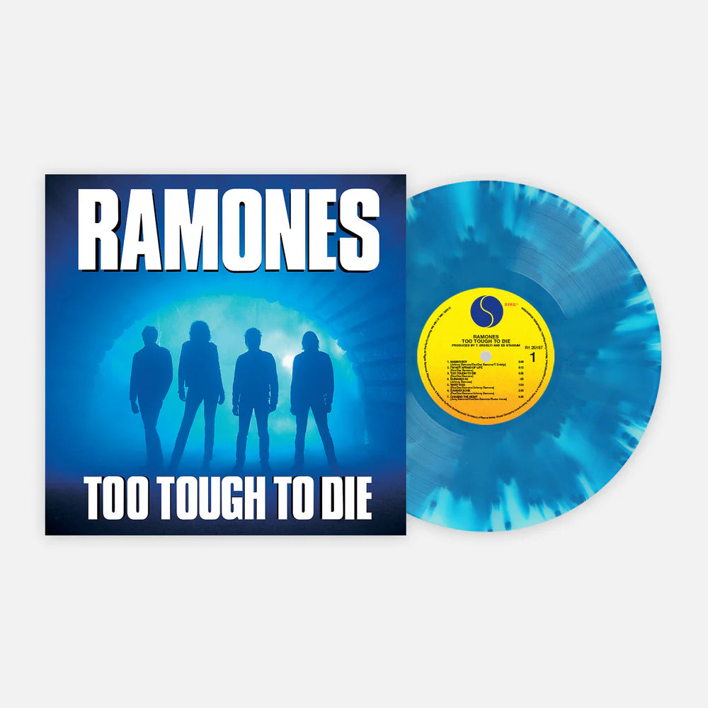 Ramones too tough to die blue vinyl lp record