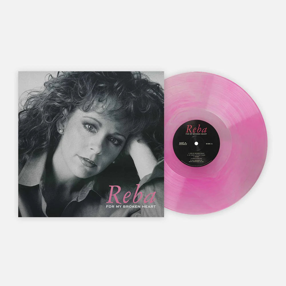 Reba mcentire for my broken heart pink vinyl lp record