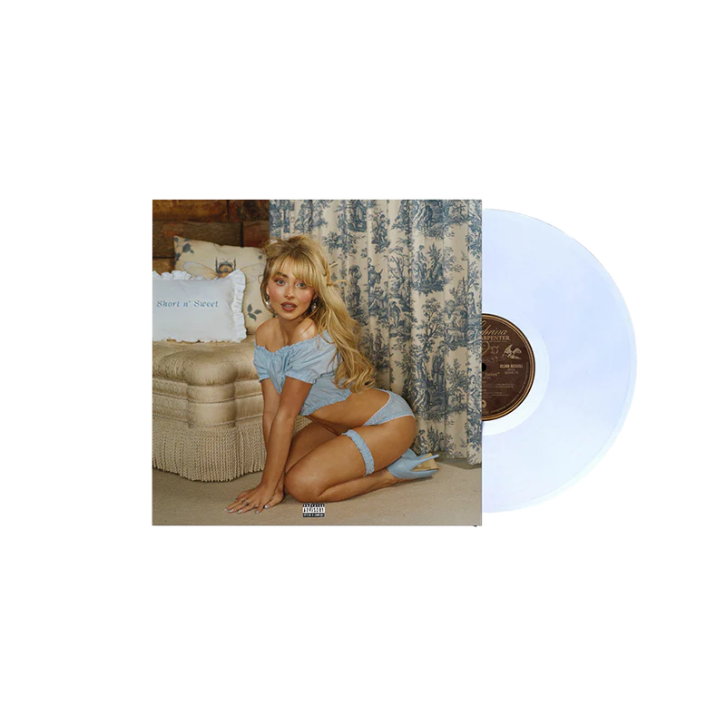 Sabrina carpenter short n sweet album on clear color vinyl lp record