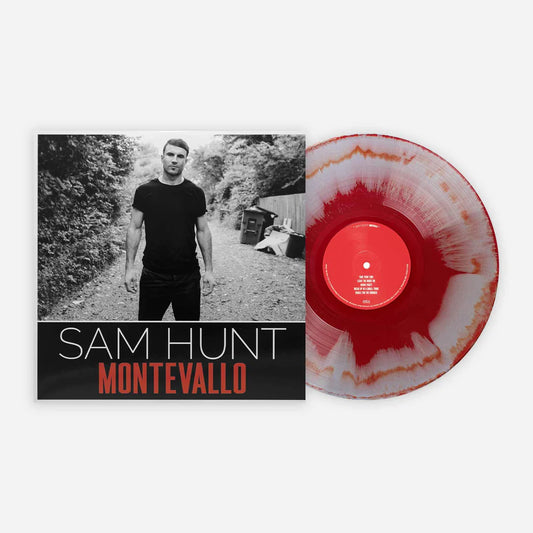 Sam hunt montevallo album on red color vinyl lp record