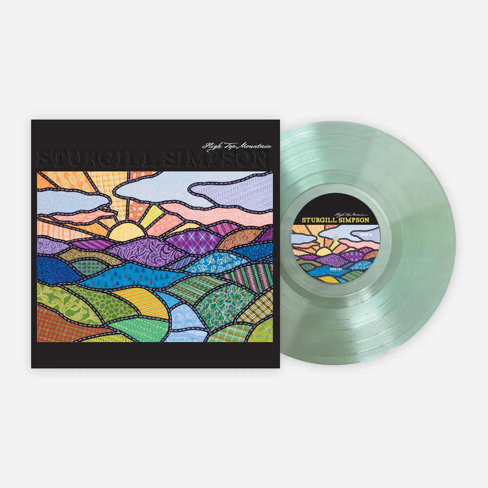 Sturgill simpson high top mountain album on green clear color vinyl lp record