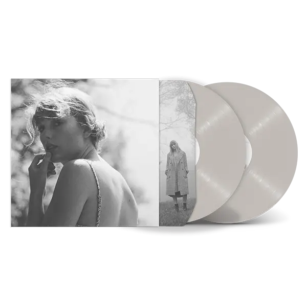 Taylor swifts folklore deluxe version album on color colored vinyl lp record