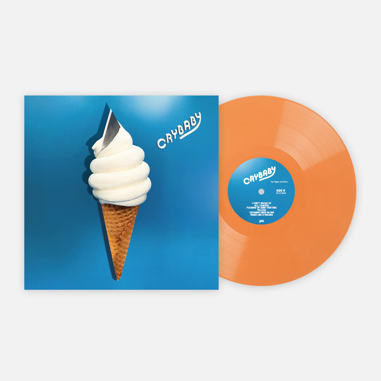 Tegan and sara crybaby orange vinyl lp record