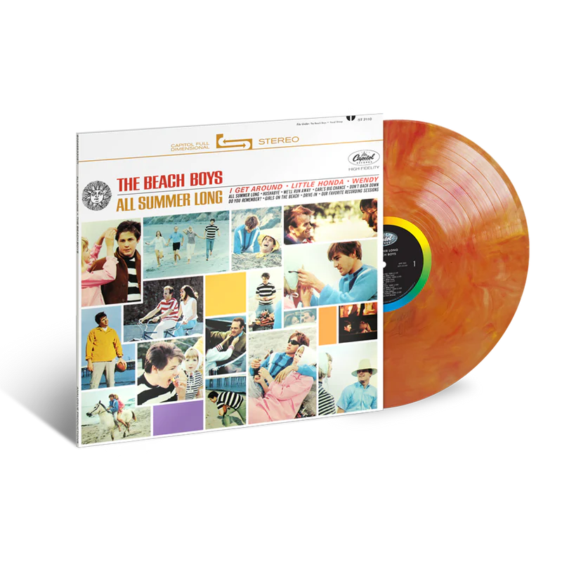 The beach boys all summer long vinyl lp record