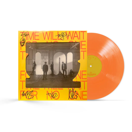 Local natives time will wait for no one orange vinyl lp record