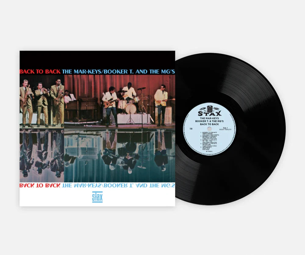 The mar keys booker t the mgs back to back live in paris album on black color 1 vinyl lp record