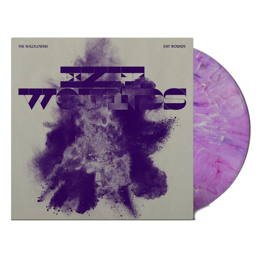 The wallflowers exit wounds album on purple color vinyl lp record