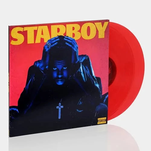 The weeknd starboy red vinyl lp record