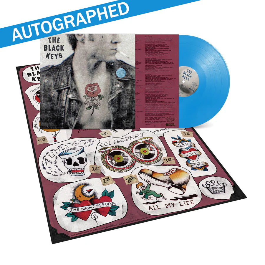 The Black Keys - No Rain, No Flowers - Sky Blue - Vinyl - Autographed LP