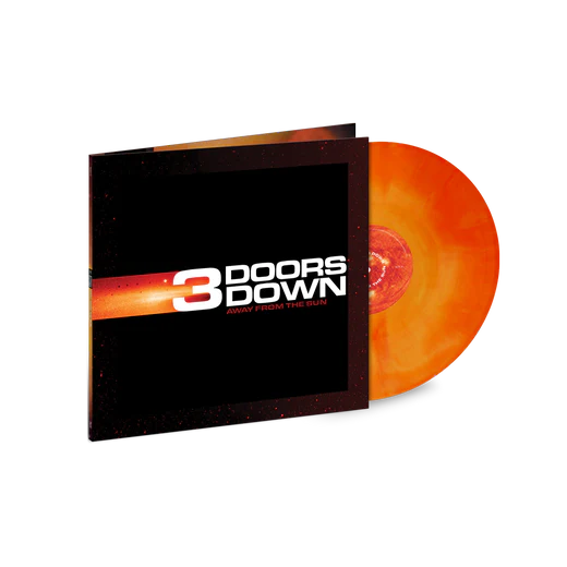 3 Doors Down Away From The Sun Orange Galaxy Vinyl LP