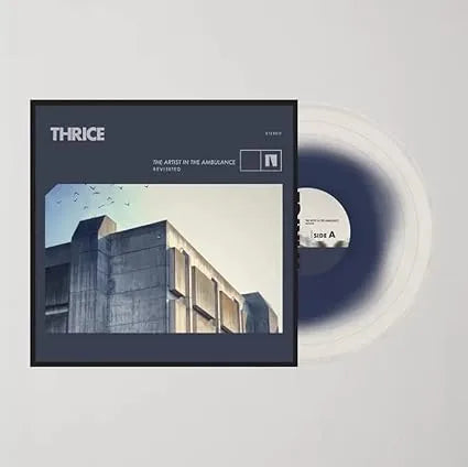 Thrice the artist in the ambulance revisited album on blue color vinyl lp record