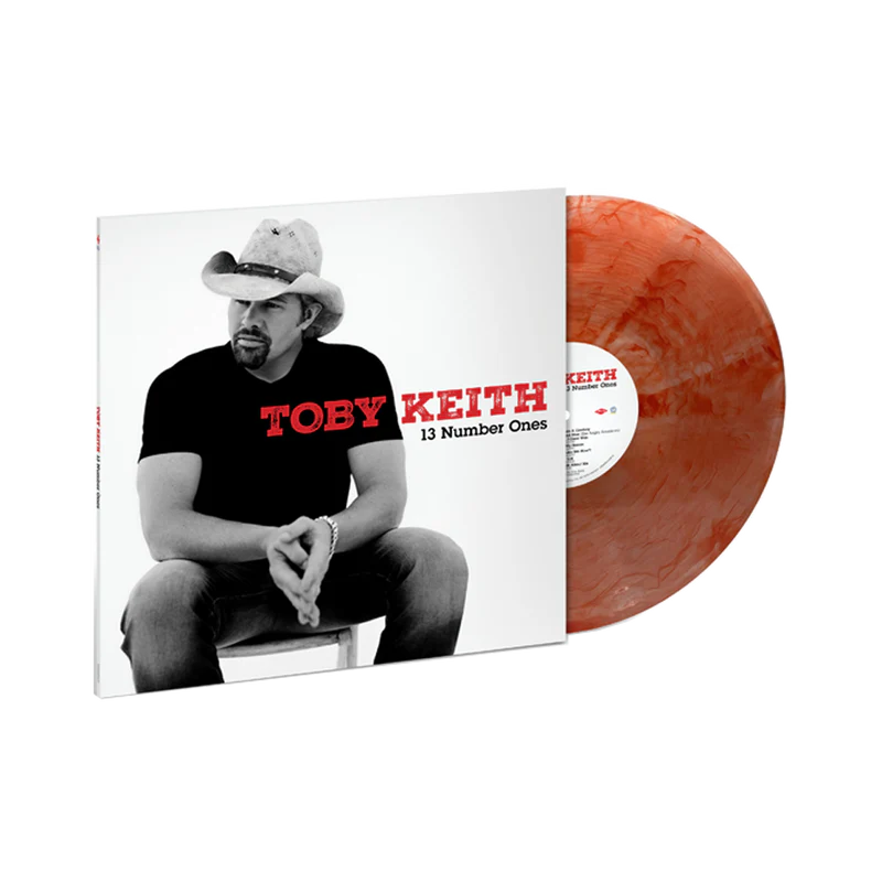 Toby keith 13 number ones red color vinyl lp record