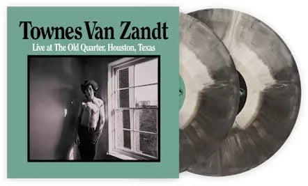 Townes van zandt live at the old quarter houston texas album on black white color vinyl lp record