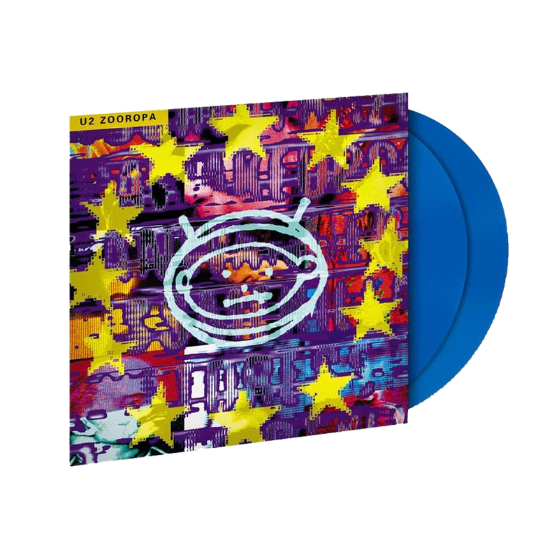 U2 zooropa blue vinyl lp record