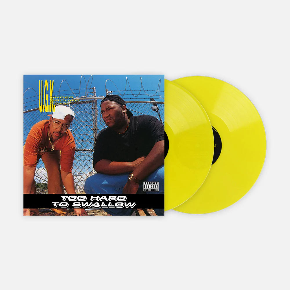 Ugk too hard to swallow album on yellow color vinyl lp record